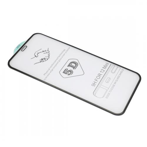 Folija za zastitu ekrana GLASS 5D za Iphone 12 Mini (5 4) crna preview