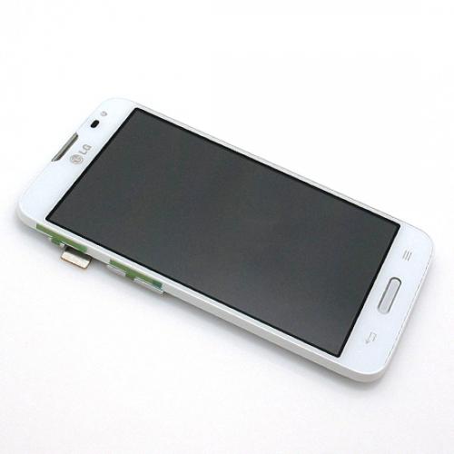 LCD za LG L70 D320 plus touchscreen plus frame white ORG preview