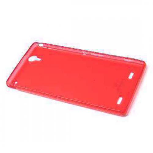 Futrola silikon DURABLE za Sony Xperia T2 Ultra D5303D crvena preview