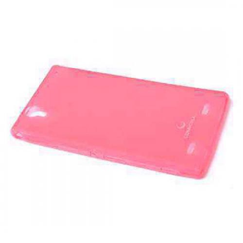 Futrola silikon DURABLE za Sony Xperia T2 Ultra D5303D pink preview