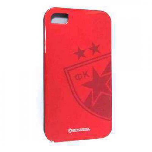 Futrola silikon PVC Comicell Crvena zvezda za Iphone 5G/5S/SE model 5 preview