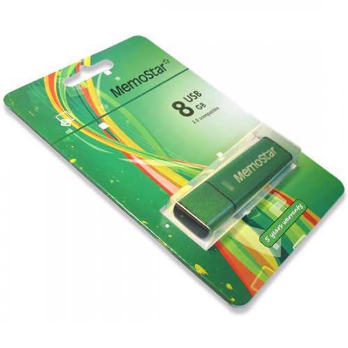 USB Flash memorija MemoStar 8GB CUBOID zelena preview