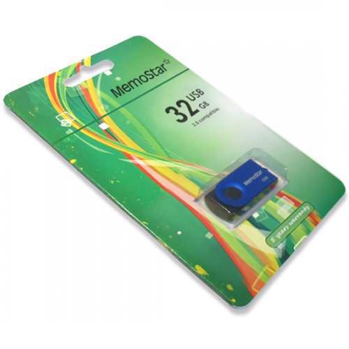 USB Flash memorija MemoStar 32GB ROTA plava preview