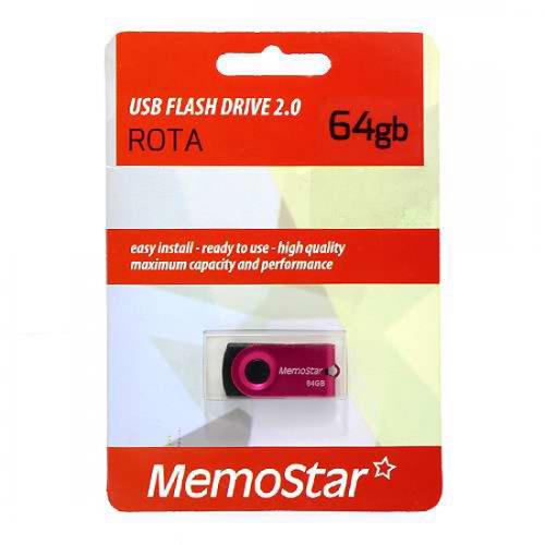 USB Flash memorija MemoStar 64GB ROTA pink preview
