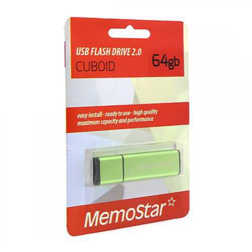 USB Flash memorija MemoStar 64GB CUBOID zelena preview