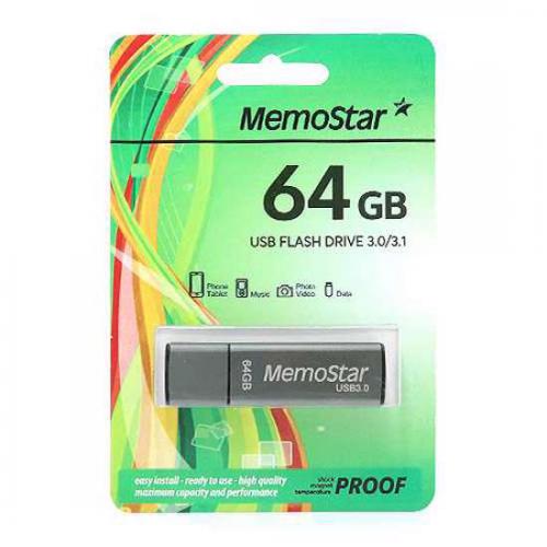 USB Flash memorija MemoStar 64GB CUBOID gun metal 3 0 preview