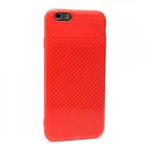 Futrola silikon ELEGANT CARBON za Iphone 6G/6S crvena preview