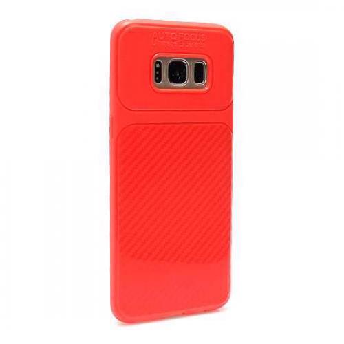 Futrola silikon ELEGANT CARBON za Samsung G950F Galaxy S8 crvena preview