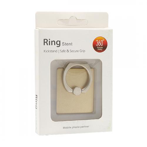 Drzac RING STENT za mobilni telefon zlatni preview