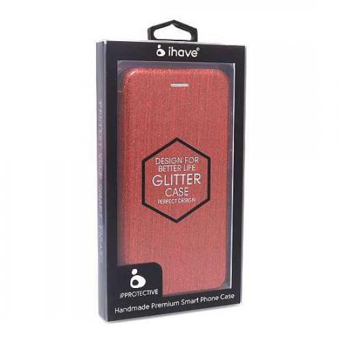 Futrola BI FOLD Ihave Glitter za Huawei Mate 20 Pro crvena preview