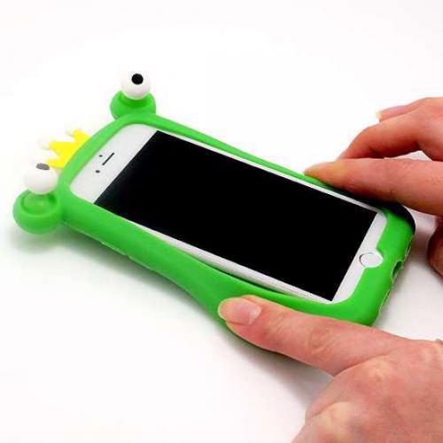 Futrola gumena FROG PRINCE za Iphone 7/8 zelena preview