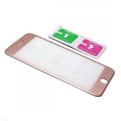 Folija za zastitu ekrana GLASS 5D za Iphone 7 Plus roze preview