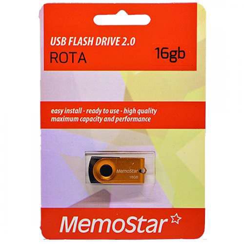 USB Flash memorija MemoStar 16GB ROTA zlatna preview