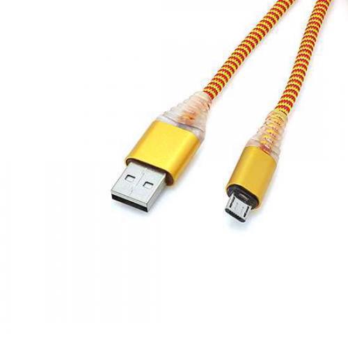 USB data kabl LED micro zlatni preview