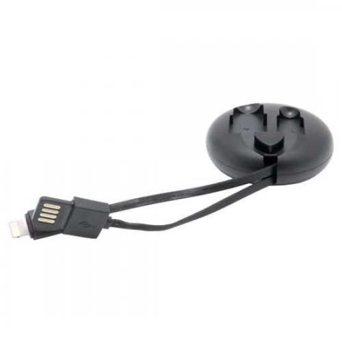 USB data kabl REMAX Cutebaby RC-099t 2in1 za Iphone lightning/micro USB crni preview