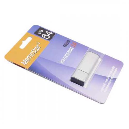 USB Flash memorija MemoStar 64GB CUBOID 3 0 srebrna preview