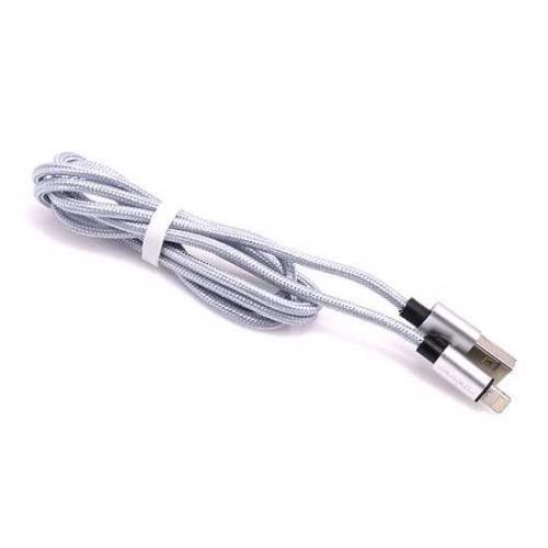 USB data kabl MONSTERSKIN FLASH za Iphone lightning 1m sivi preview