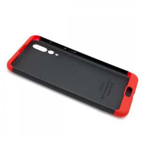 Futrola PVC 360 PROTECT za Huawei P20 Pro crno-crvena preview