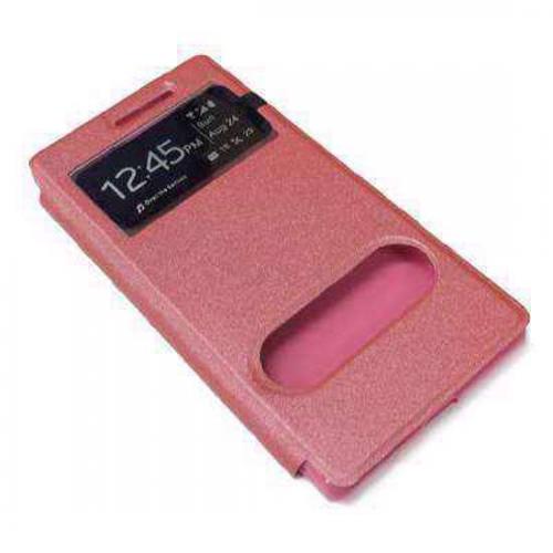 Futrola BI FOLD silikon za Huawei P7 Ascend roze preview