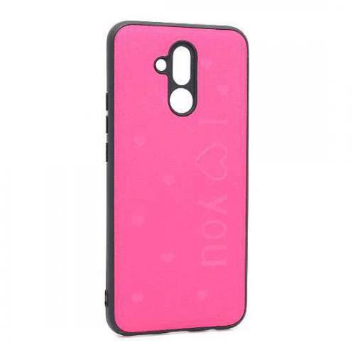 Futrola I LOVE YOU za Huawei Mate 20 Lite pink preview