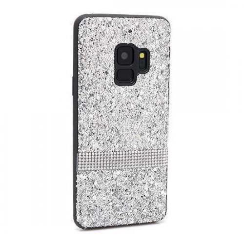 Futrola Glittering Stripe za Samsung G960F Galaxy S9 srebrna preview