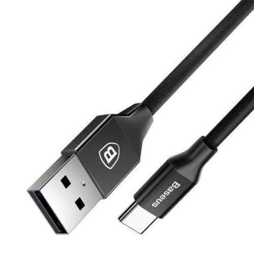 USB data kabl BASEUS YIVEN Type C 3A 1 2m crni preview