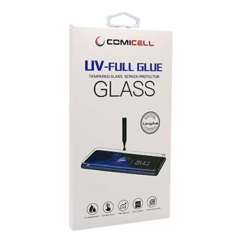 Folija za zastitu ekrana GLASS 3D MINI UV-FULL GLUE za Samsung G973F Galaxy S10 zakrivljena providna (sa UV lampom) A plus
