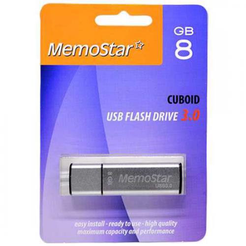 USB Flash memorija MemoStar 8GB CUBOID 3 0 srebrna preview
