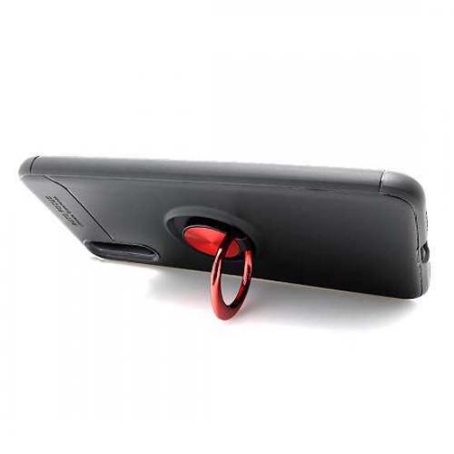 Futrola Elegant Ring za Huawei P20 crno-crvena preview