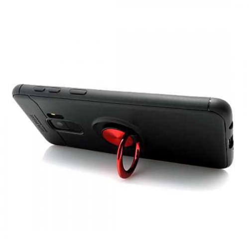 Futrola Elegant Ring za Samsung G960F Galaxy S9 crno-crvena preview