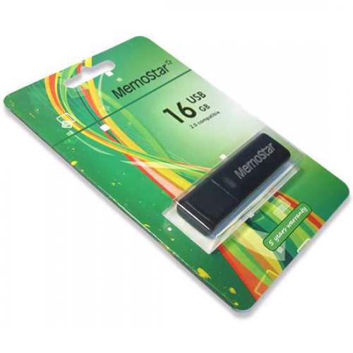 USB Flash memorija MemoStar 16GB CUBOID crna preview