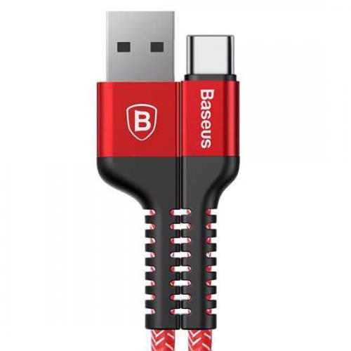 USB data kabl BASEUS CONFIDANT ANTI-BREAK Type C 1m crveni preview