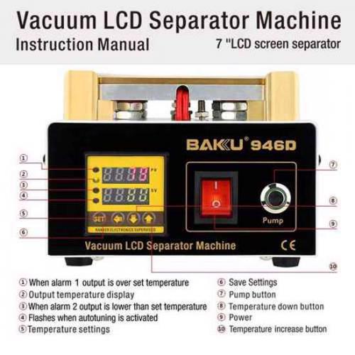 Separator LCD-a BAKU BK-946D preview