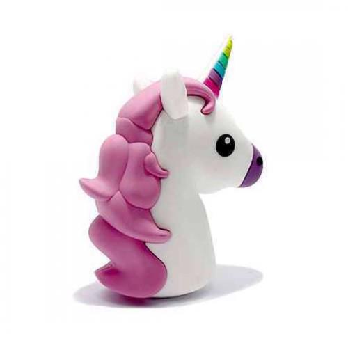 Power Bank EMOJI 2200mAh unicorn belo-roze preview