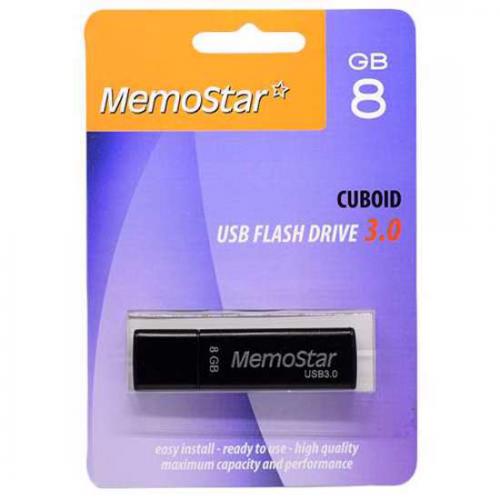 USB Flash memorija MemoStar 8GB CUBOID 3 0 crna preview