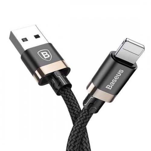 USB data kabl BASEUS GOLDEN BELT za Iphone lightning 1m crno-zlatni preview