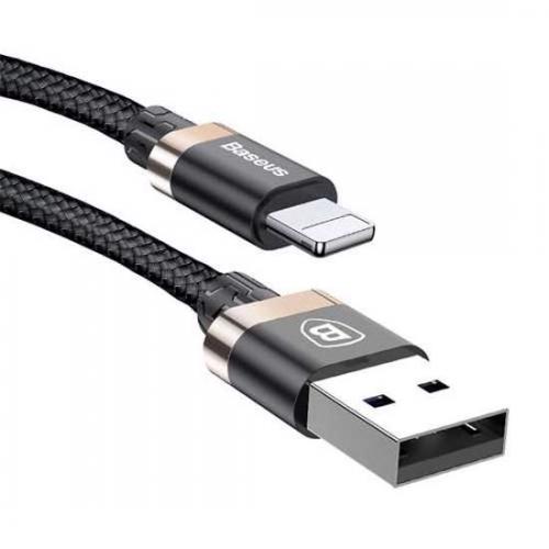 USB data kabl BASEUS GOLDEN BELT za Iphone lightning 1m crno-zlatni preview