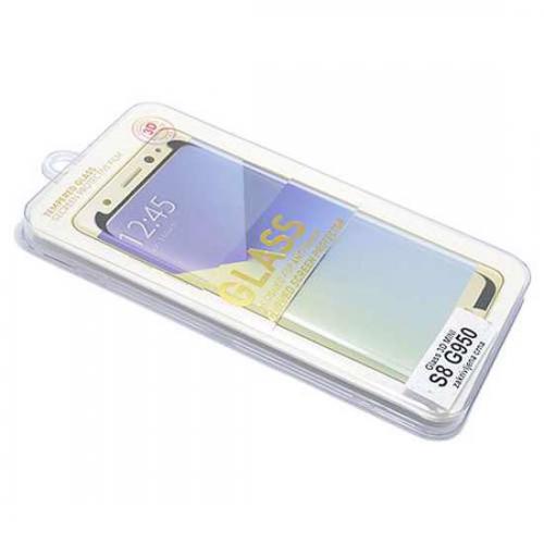 Folija za zastitu ekrana GLASS 3D MINI za Samsung G950F Galaxy S8 zakrivljena crna preview