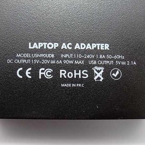 Univerzalni punjac za laptop 90W Ultra Slim crni USN90UDB preview