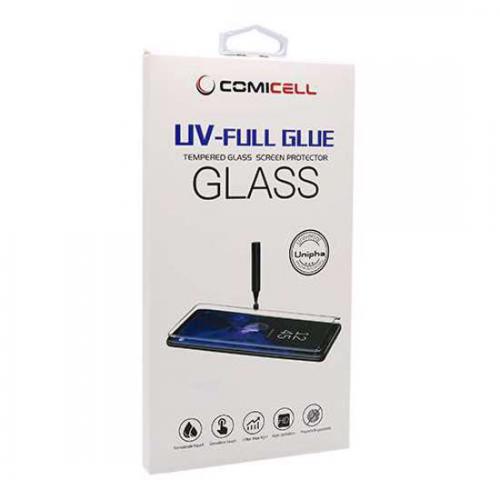 Folija za zastitu ekrana GLASS 3D MINI UV-FULL GLUE za Samsung G950F Galaxy S8 zakrivljena providna (bez UV lampe) preview