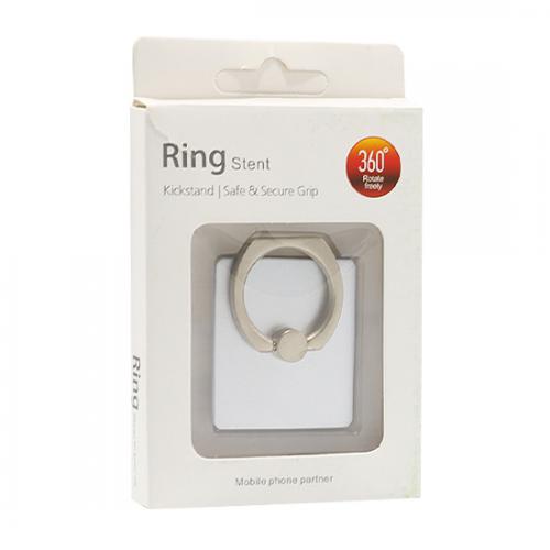 Drzac RING STENT za mobilni telefon srebrni preview