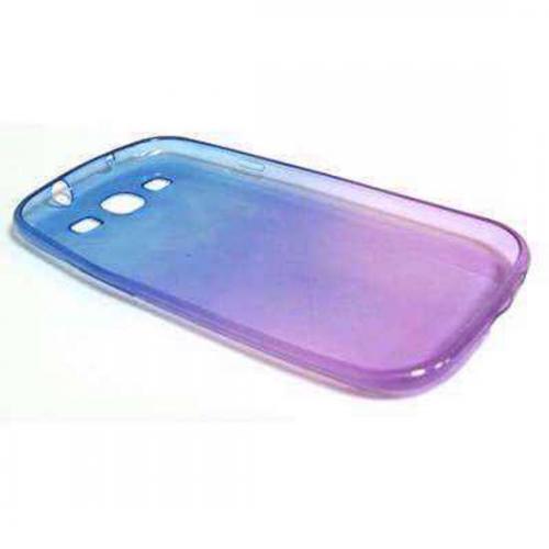 Futrola silikon DOUBLE COLOR za Samsung I9300 Galaxy S3 plava/lila preview