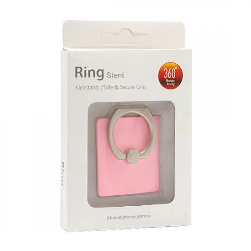 Drzac RING STENT za mobilni telefon roze preview