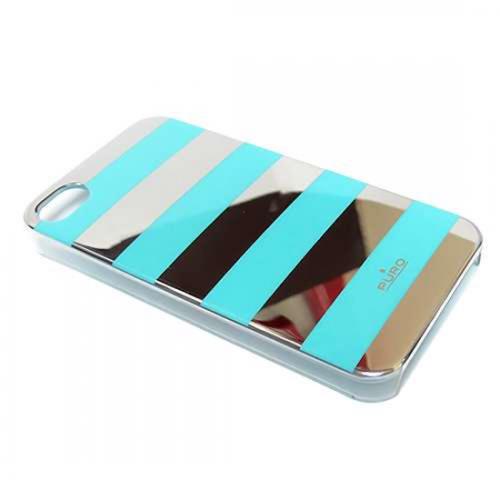Futrola PURO stripe cover za Iphone 4G/4S plava preview