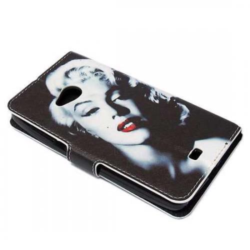 Futrola BI FOLD PRINT za Microsoft 535 Lumia Marilyn Monroe model 2 preview