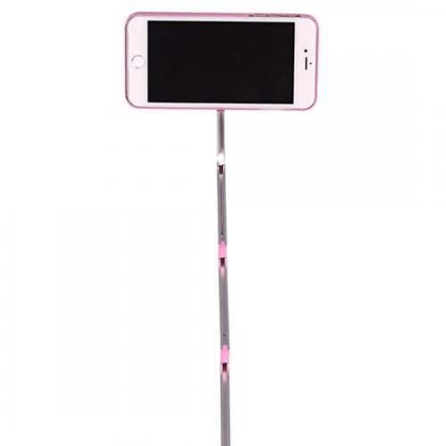 Futrola SELFIE STICK plus AB SHUTTER za Iphone 6G/6S roze preview
