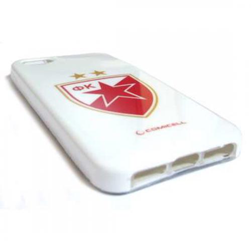 Futrola silikon Comicell Crvena zvezda za Iphone 5G/5S/SE model 4 preview