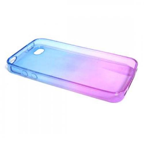 Futrola silikon DOUBLE COLOR za Iphone 4G/4S plava/lila preview