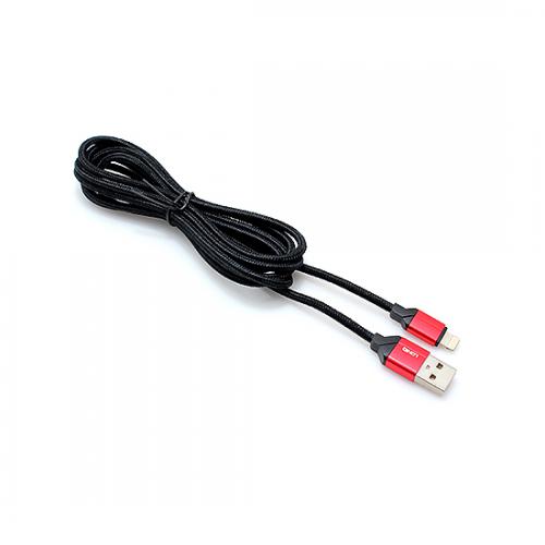 USB data kabl LDNIO LS392 za Iphone lightning 2m crno-crveni preview