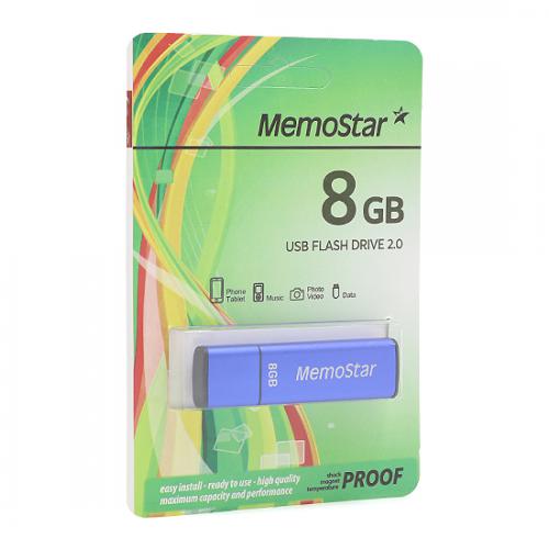 USB Flash memorija MemoStar 8GB CUBOID plava preview